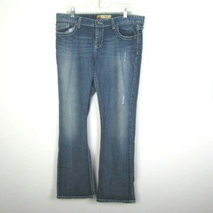 BKE Kate Jeans Stretch Bootcut 34 x 33.5 Blue